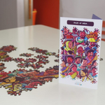 Load image into Gallery viewer, Double Sided Jigsaw Puzzle Wooden
