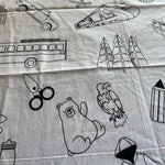 Load image into Gallery viewer, Colourable Bedsheet - Washable, Reuseable &amp; Storytelling bedsheet
