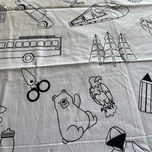 Colourable Bedsheet - Washable, Reuseable & Storytelling bedsheet