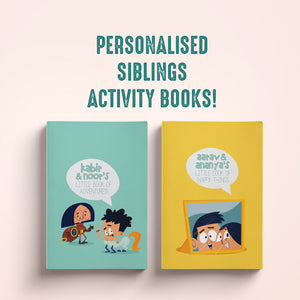 Personalised 'Siblings Edition' Activity Book!